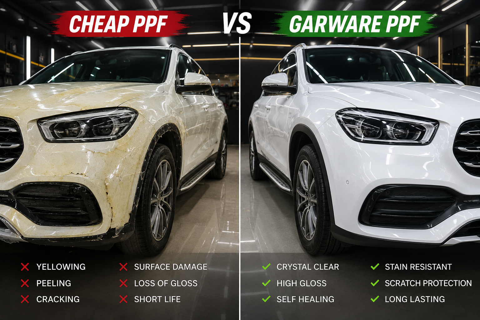 Top 7 Reasons to Choose Garware Titanium PPF for Your Car in Raipur
