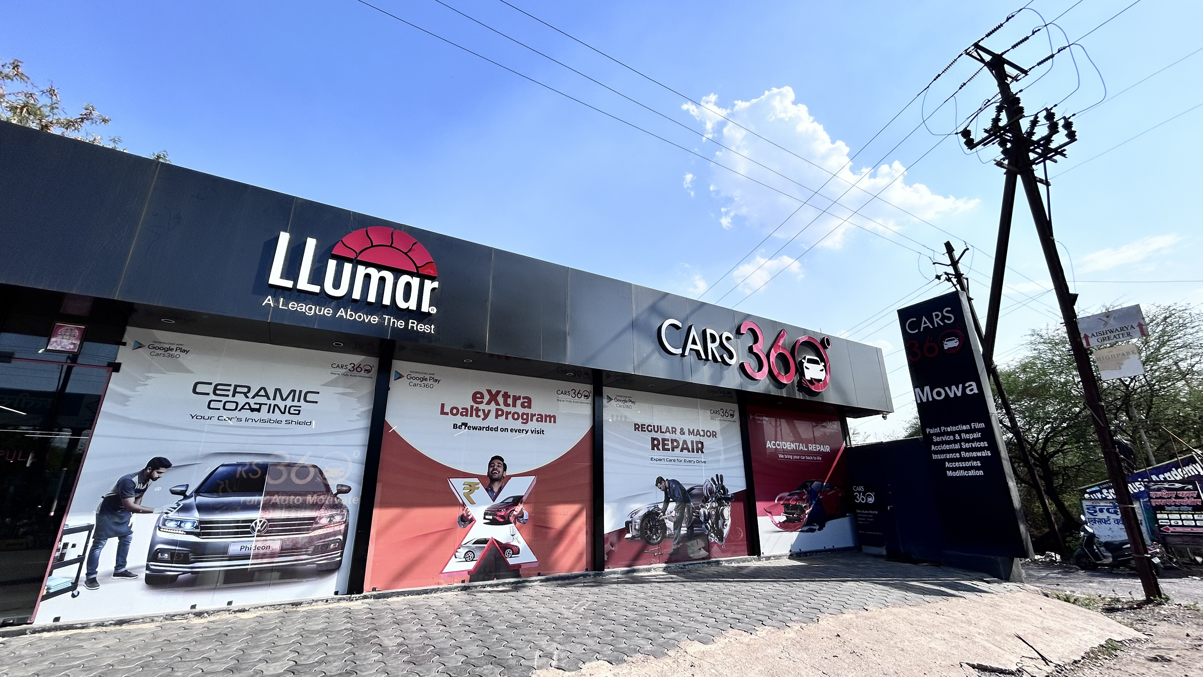 LLumar PPF Installation in Raipur | Cars 360 Premium Paint Protection Film Experts